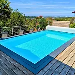 فيلة Parenthese Basque, Piscine Chauffee, Proche Biarritz, Vue Pyrenees Mouguerre
