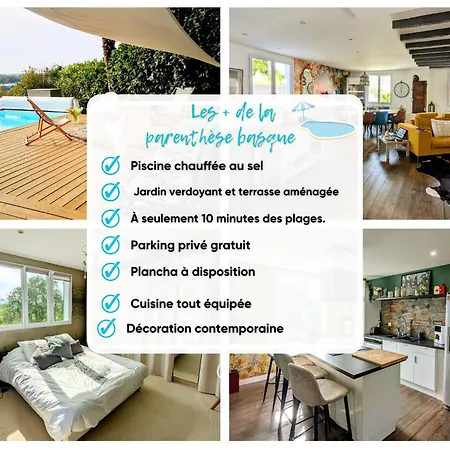 Parenthese Basque, Piscine Chauffee, Proche Ocean