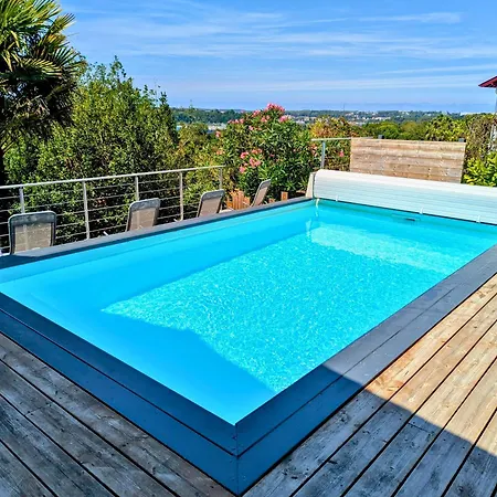 Villa Parenthese Basque, Piscine Chauffee, 3 Chambres, Proche Biarritz, Vue Pyrenees Mouguerre