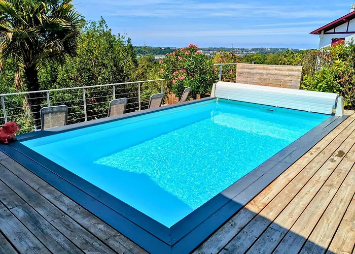 Villa Parenthèse Basque, Piscine Chauffée, Proche Océan Mouguerre